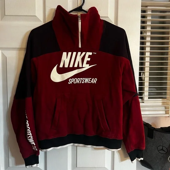 Nike Burgundy Sportswear Jacket - Picture 2 of 7